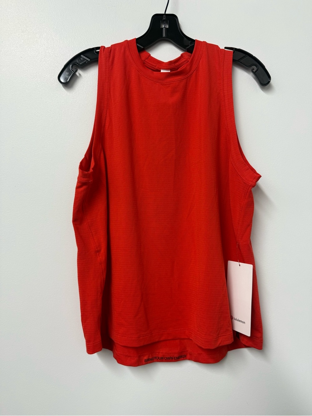 LuluLemon License to Train Classic Fit Tank in Cherry Ember/Cranberry Charm